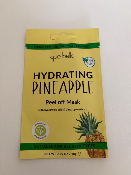 que bella Other - Hydrating Pineapple Peel-Off Face Mask — Yellow